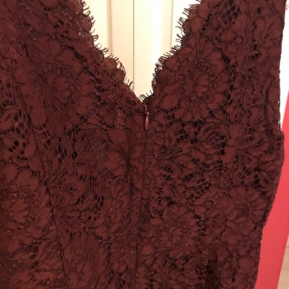 Burgundy lace cocktail dress BNWT - Picture 5 of 5